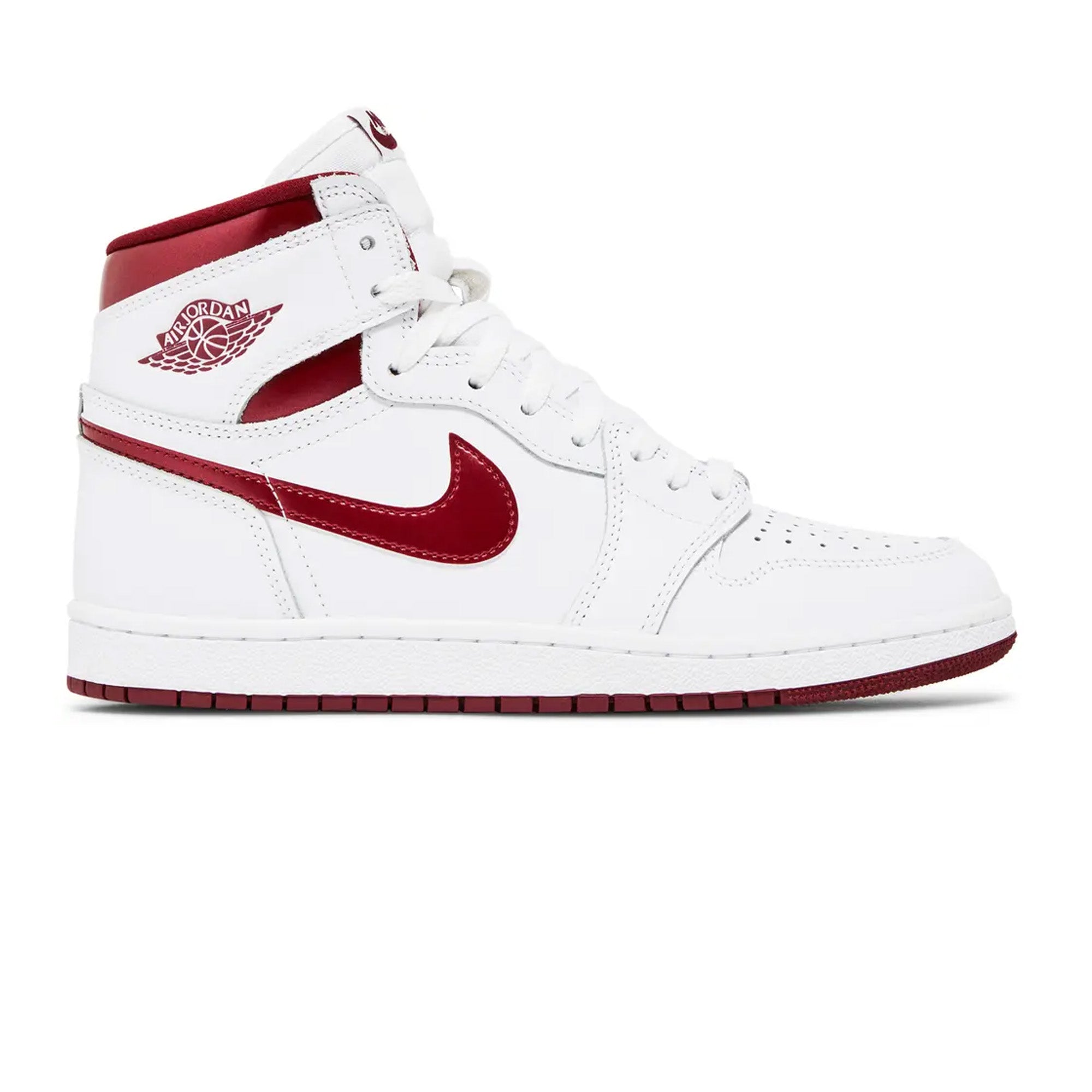 Air Jordan 1 Retro High '85 OG 'Metallic Burgundy' Sneakers (2024) - Men's Basketball Shoes for Streetwear & Casual Fashion