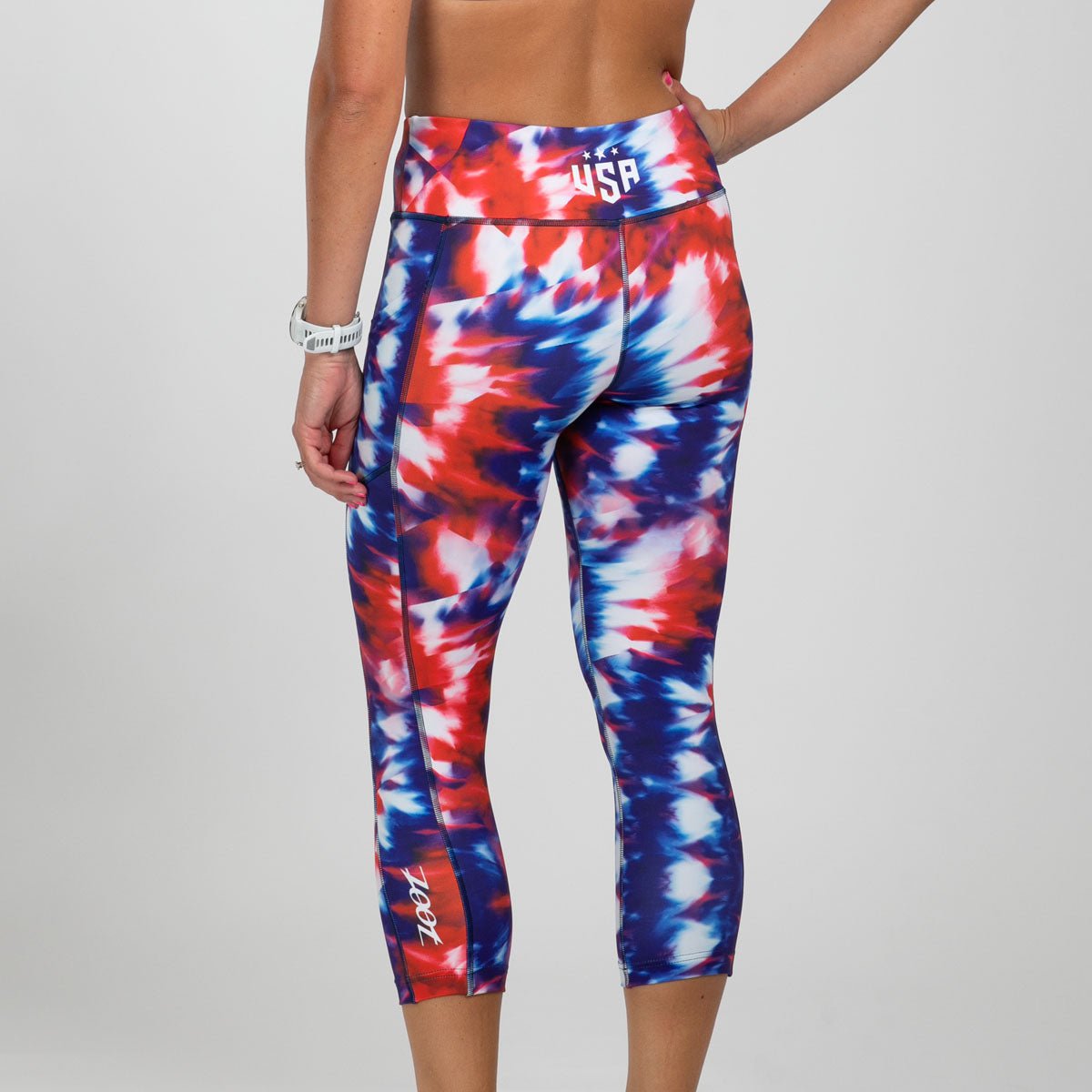 Women's Limited Edition Run Pulse Capri Leggings - High Waisted Yoga Pants for Running, Workout & Fitness - Freedom Collection | Perfect for Gym, Yoga, Pilates & Active Lifestyle