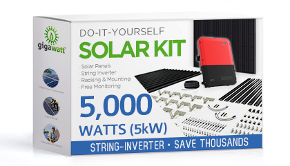 5kW DIY Solar Panel Kit with String Inverters - 5000 Watt Off-Grid Solar Power System for Homes, Cabins & RVs | Easy Installation & Energy Savings
