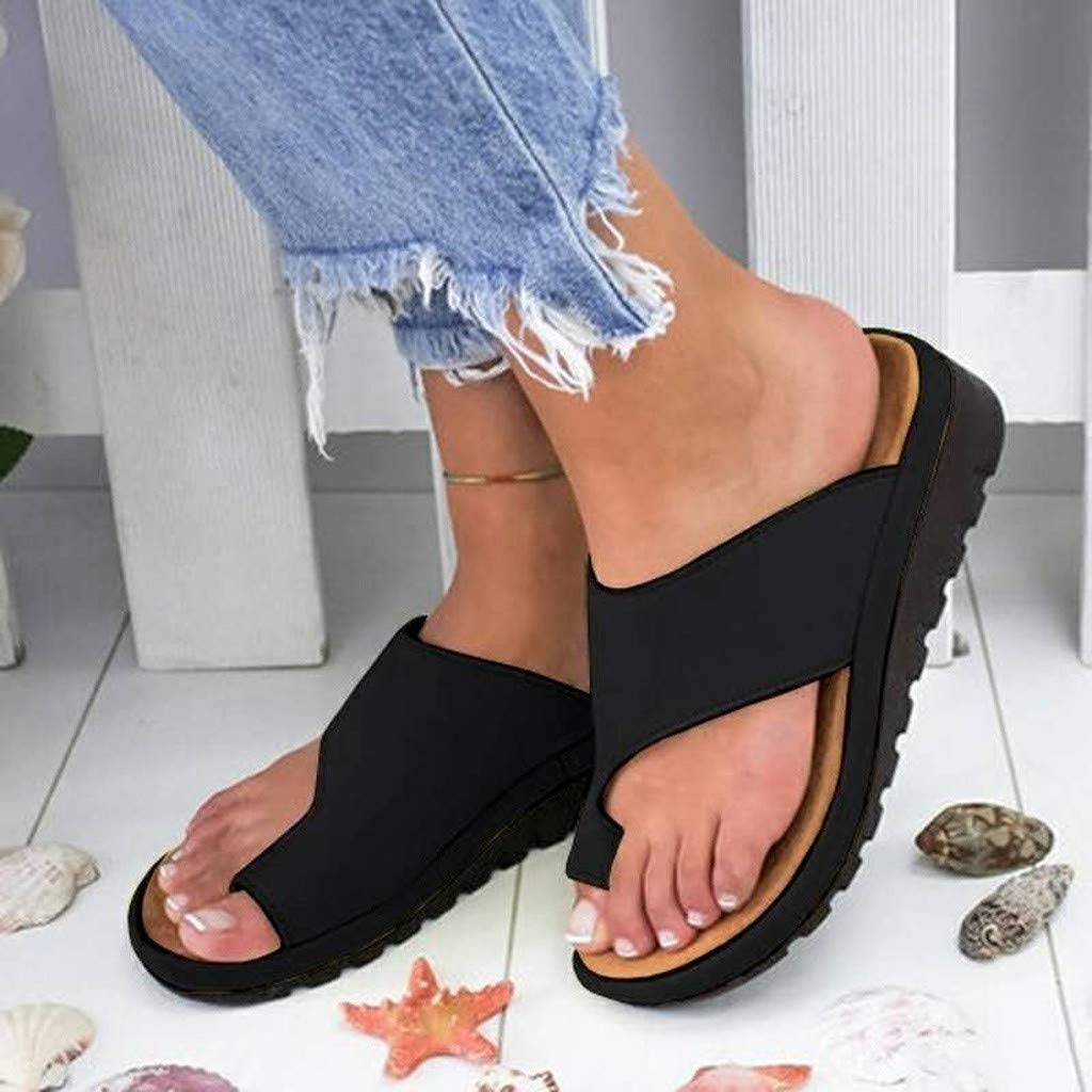 Women's Platform Sandals - Summer Comfortable Casual Beach Shoes | Fashion Flip Flops & Slippers for Travel, Walking, and Outdoor Activities