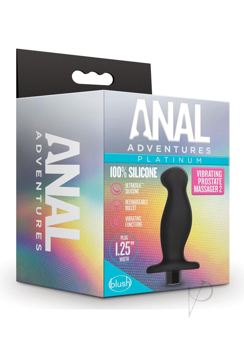 Premium Rechargeable Vibrating Prostate Massager for Men - Anal Stimulator & Pleasure Toy - Black | Perfect for Solo Play, Couples Intimacy & Sensual Exploration