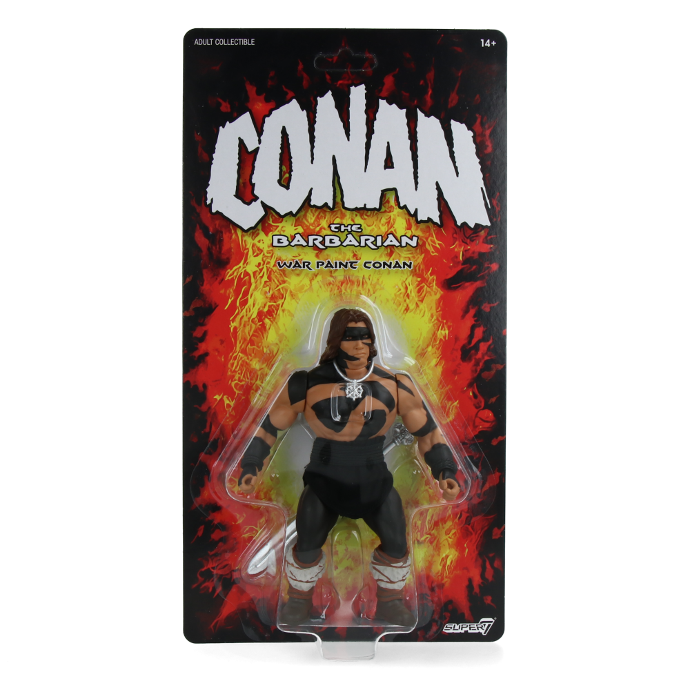Conan the Barbarian War Paint Vintage Action Figure - Wave 2 Collectible Toy for Display & Gaming Scenes