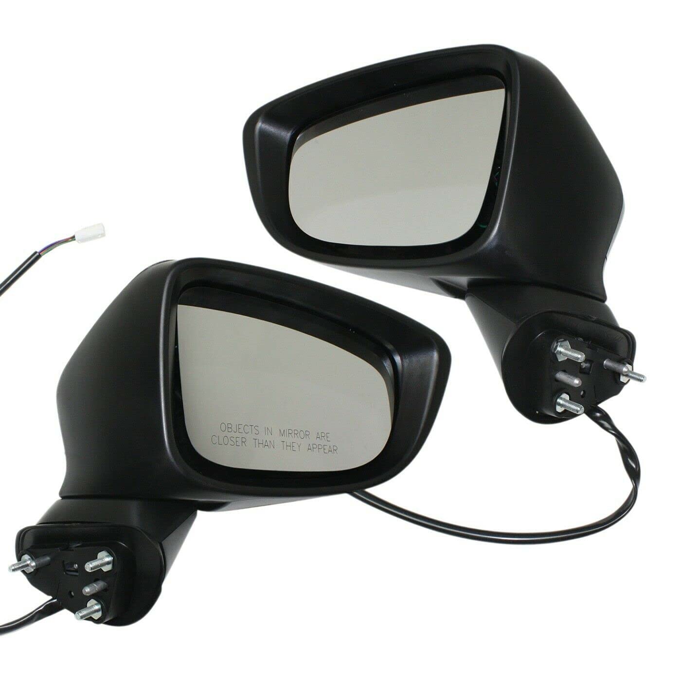 Replacement Set of 2 Heated Side Mirrors for Driver & Passenger - Compatible with MA1320178 & MA1321178 - Perfect for Winter Driving and Enhanced Visibility