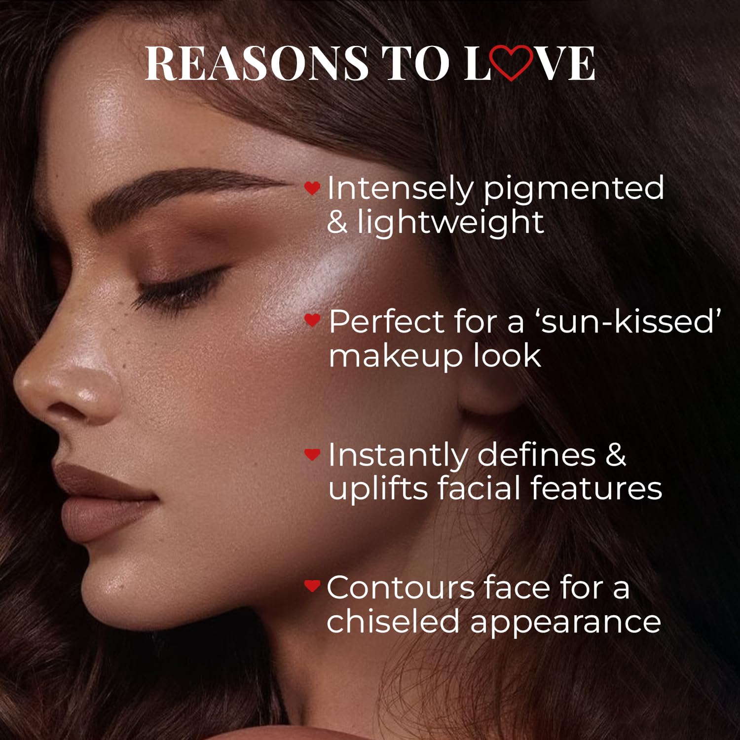 Just Herbs Nourishing Pressed Bronzer with Liquorice & Cica - 3.5g Honey Shade | Face Contouring & Highlighting Makeup | Perfect for Daily Wear & Special Occasions