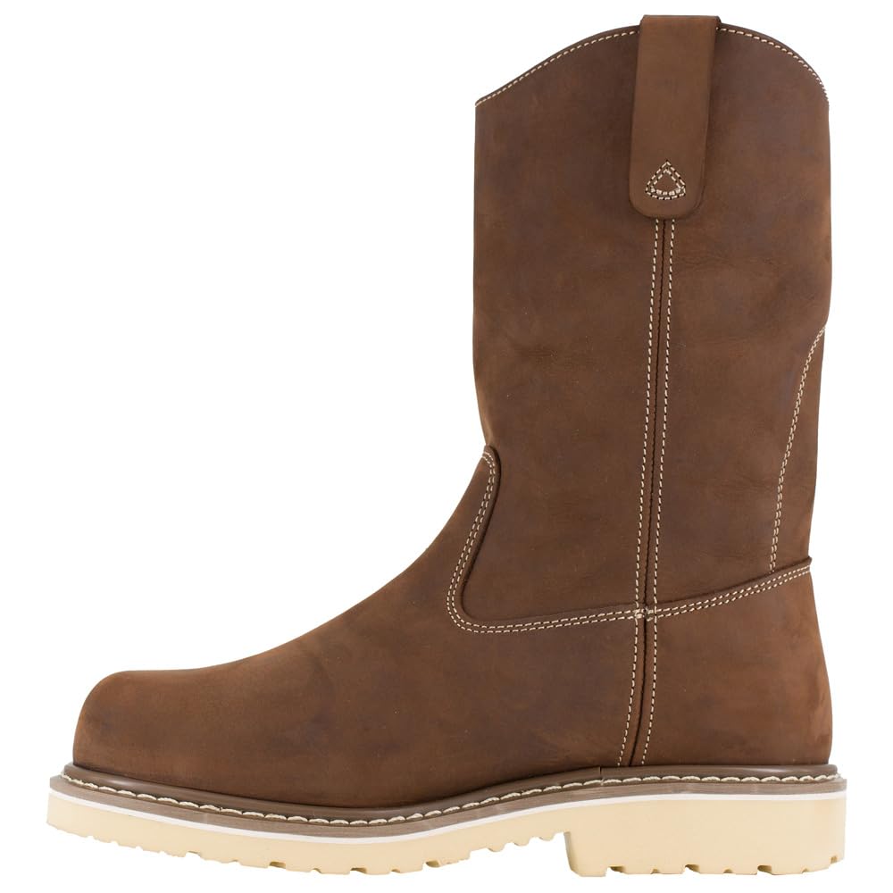 Iron Age Men's 11 Inch Waterproof Composite Toe Work Boots - Brown | Safety Shoes for Construction, Warehouse & Outdoor Work | Slip Resistant & Comfortable Casual Work Boots