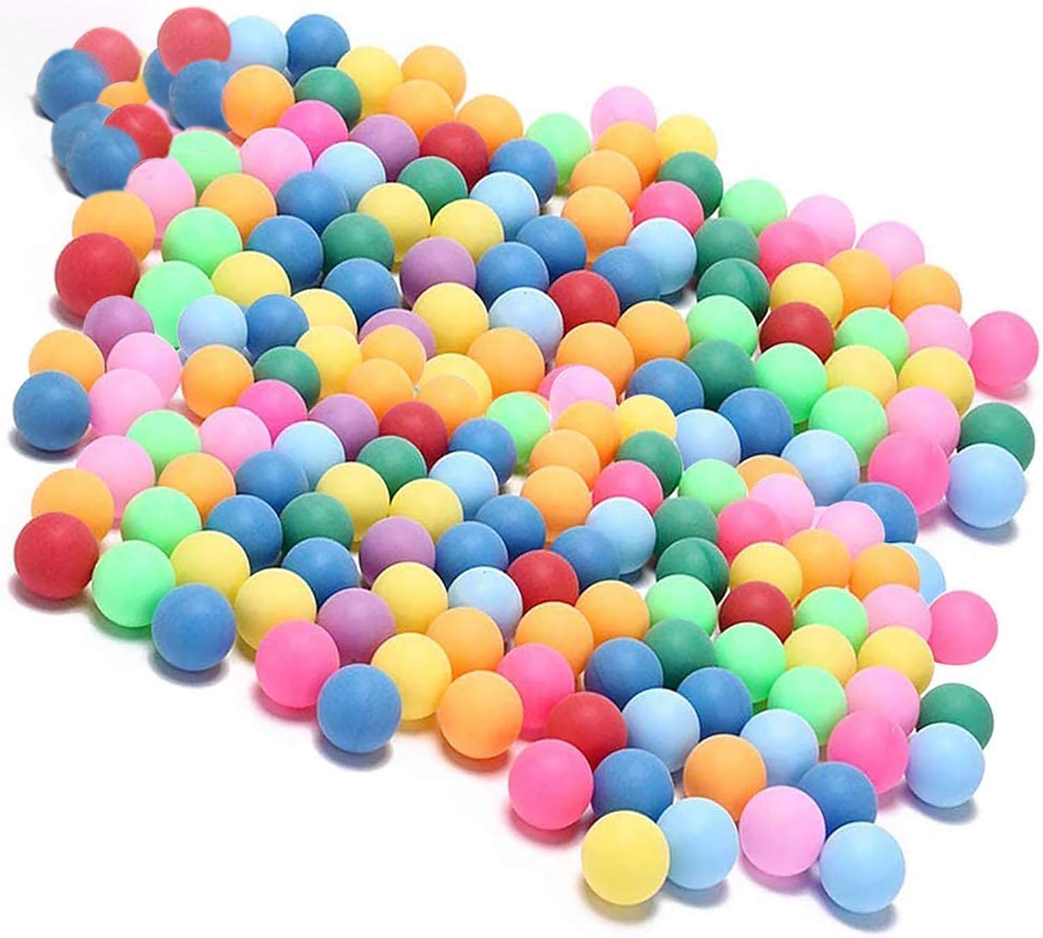 KEVENZ 120-Pack Premium Ping Pong Balls - Multi-Color Table Tennis Balls for Pong Games, Party Decorations, Arts & Crafts, and Pet Toys | Ideal for Sports, Home Decor, DIY Projects & Pet Playtime
