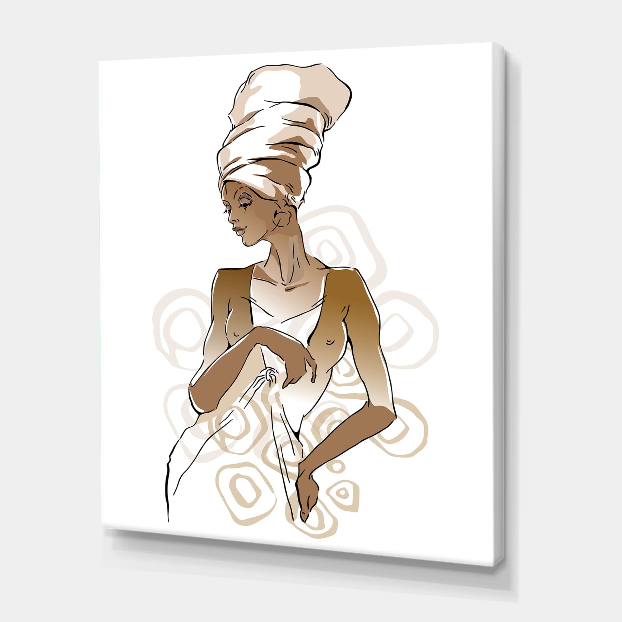 African American Woman Portraits - Modern Canvas Wall Art for Living Room, Bedroom & Office Decor - Black Art Prints for Home & Gifts