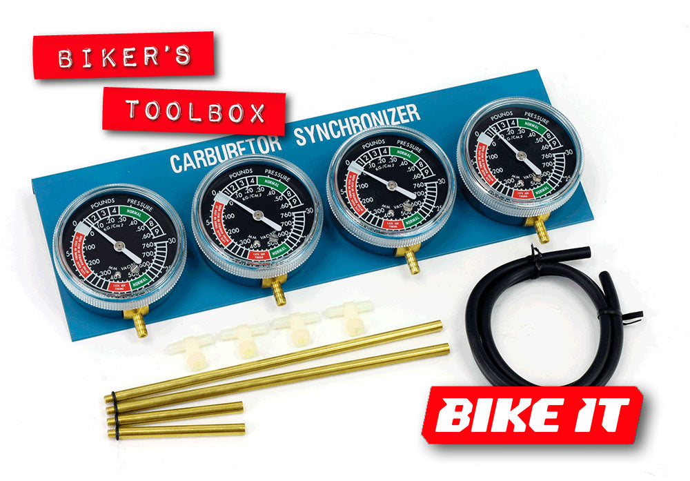 Bike It Vacuum Gauges - Premium Motorcycle & Bike Tire Pressure Gauge for Accurate Measurements | Perfect for Road Bikes, Mountain Bikes & Motorcycle Maintenance