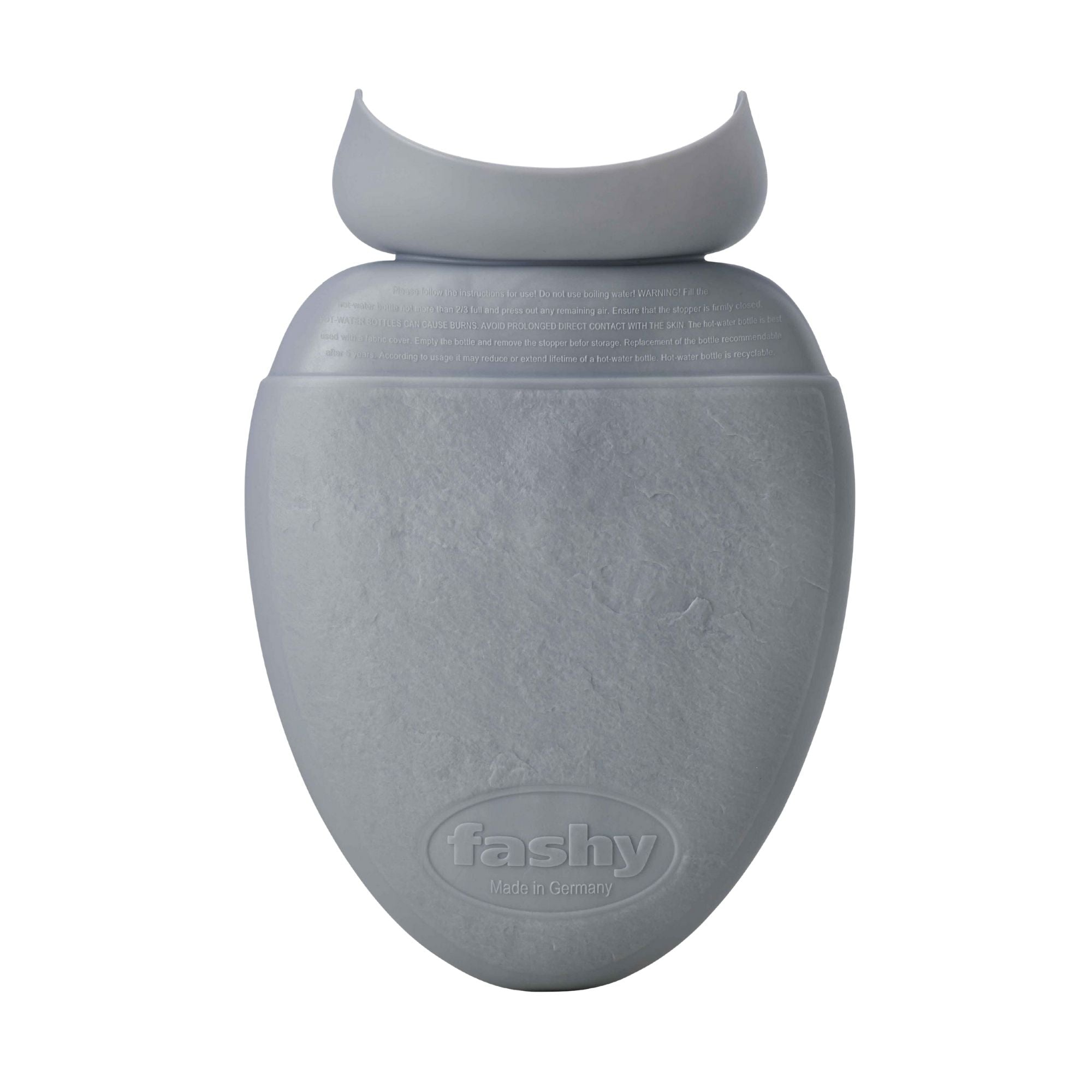 1.8L Light Grey Pebble-Shaped Smart Hot Water Bottle - Electric Heating Pad for Pain Relief, Warmth & Comfort - Perfect for Cold Nights, Menstrual Cramps & Office Use