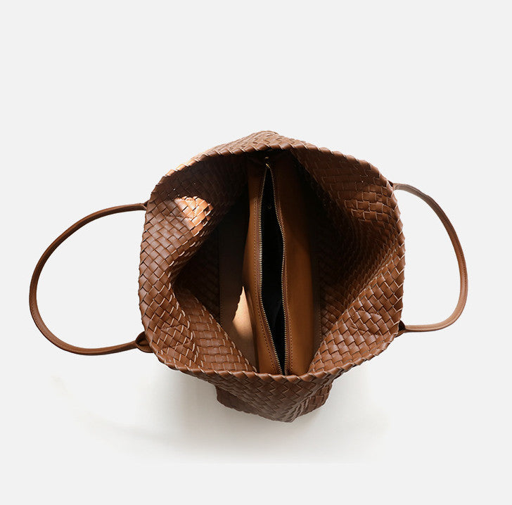 Stylish Large Capacity Handwoven Cotton Tote Bag for Women - Perfect for Shopping, Beach, Travel & Everyday Use