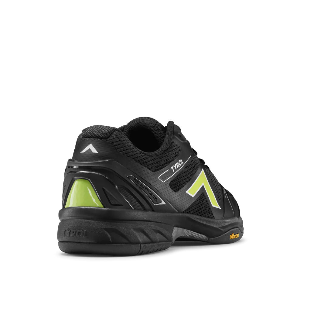 Tyrol Drive V Men's Pickleball Shoes - Lightweight & Breathable Court Shoes for Pickleball & Tennis (Black/Yellow) - Perfect for Indoor & Outdoor Sports