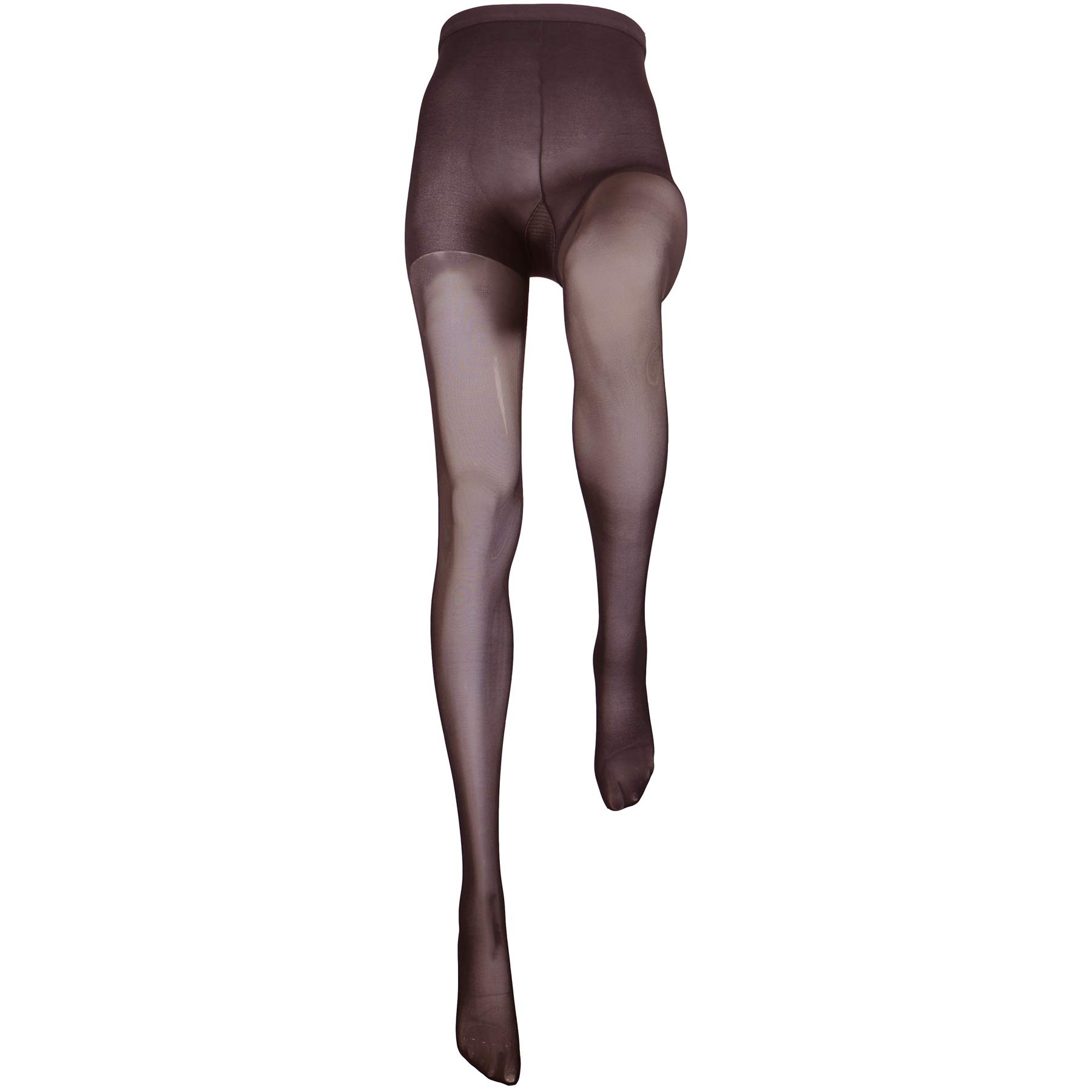 Truform Sheer Compression Pantyhose 8-15 mmHg - Women's Shaping Tights 20 Denier Black Petite - Perfect for Varicose Vein Relief & Everyday Comfort