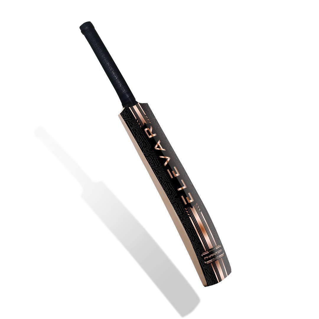 Elevar Gully Phantom Kashmir Willow Tennis Bat - Lightweight & Durable for Hard & Soft Tennis Balls | Perfect for Practice, Training & Casual Play