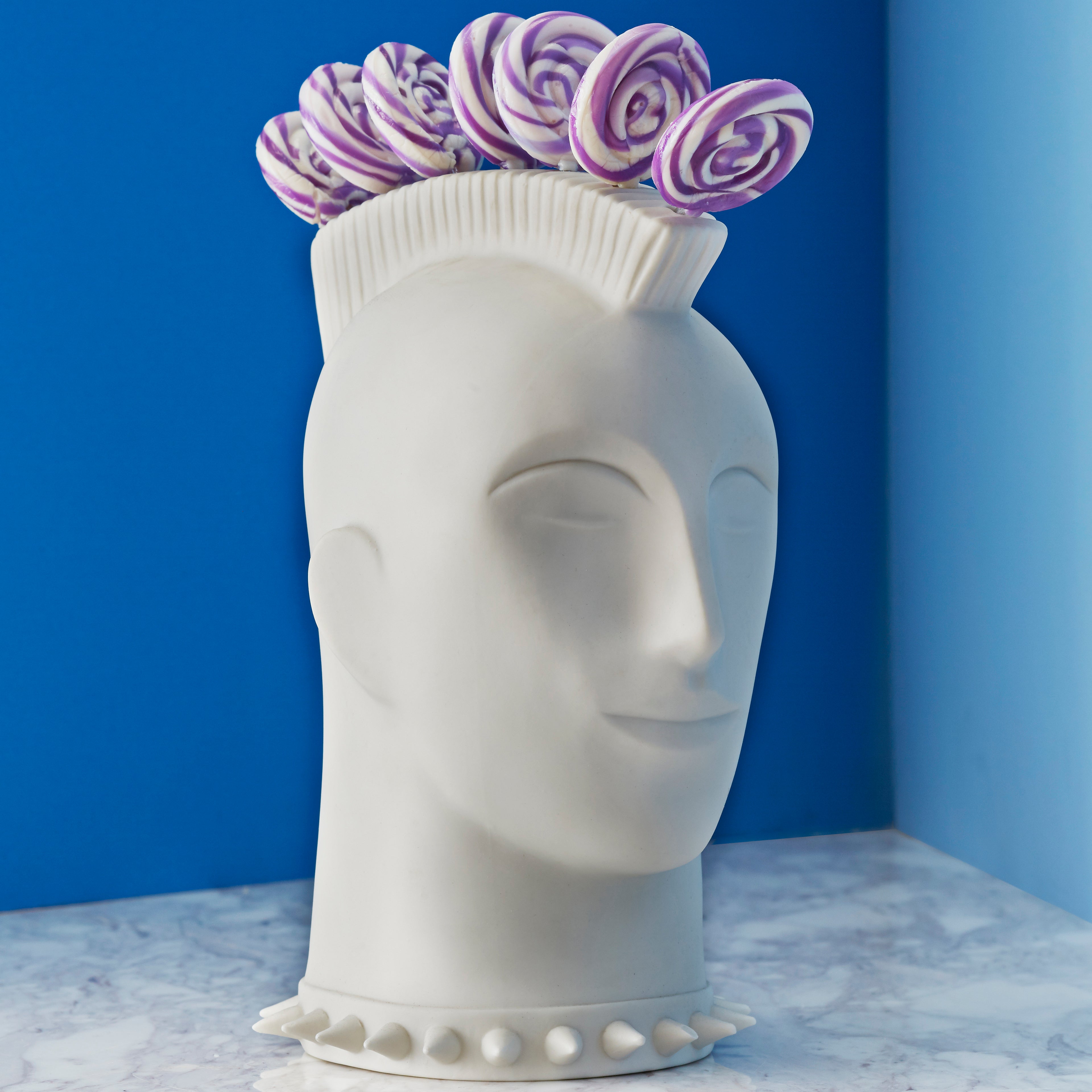 Mohawk Lollipop Holder - Fun Candy Stick Stand for Parties, Birthdays & Events - Perfect for Kids, Halloween & Candy Buffets