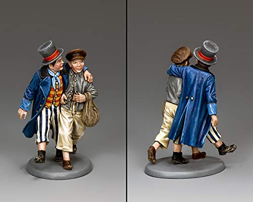 King & Country WOD064 Oliver Twist & The Artful Dodger 1:30 Scale Pewter Toy Soldiers - World of Dickens Collection | Historical Miniatures for Collectors & Diorama Displays