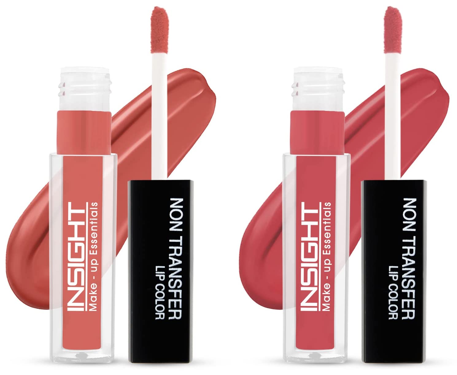 Insight Long Lasting Non-Transfer Lipstick - 4ml (Toffee Cream & LG40=29) - Smudge Proof Matte Lip Color for All-Day Wear - Perfect for Work, Date Night & Special Occasions