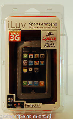 iLuv I207 iPhone Arm Band - Adjustable Running & Workout Armband for iPhone 6/7/8/X - Secure Fit, Sweatproof Design - Perfect for Jogging, Gym & Fitness Activities