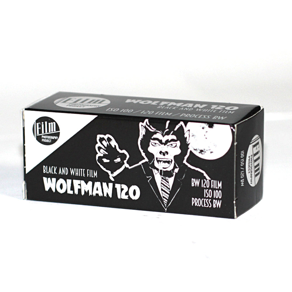 120 ISO Black & White Film - WolfMan 100 (1 Roll) for Classic Photography & Vintage Camera Enthusiasts