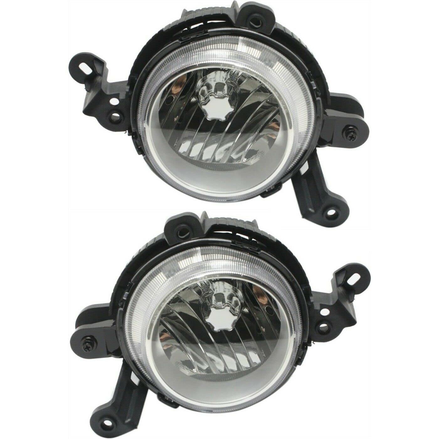Replacement Fog Lights Lamps Set of 2 - Driver & Passenger Side KI2593132 & KI2592132 - Perfect for Night Driving & Bad Weather Visibility