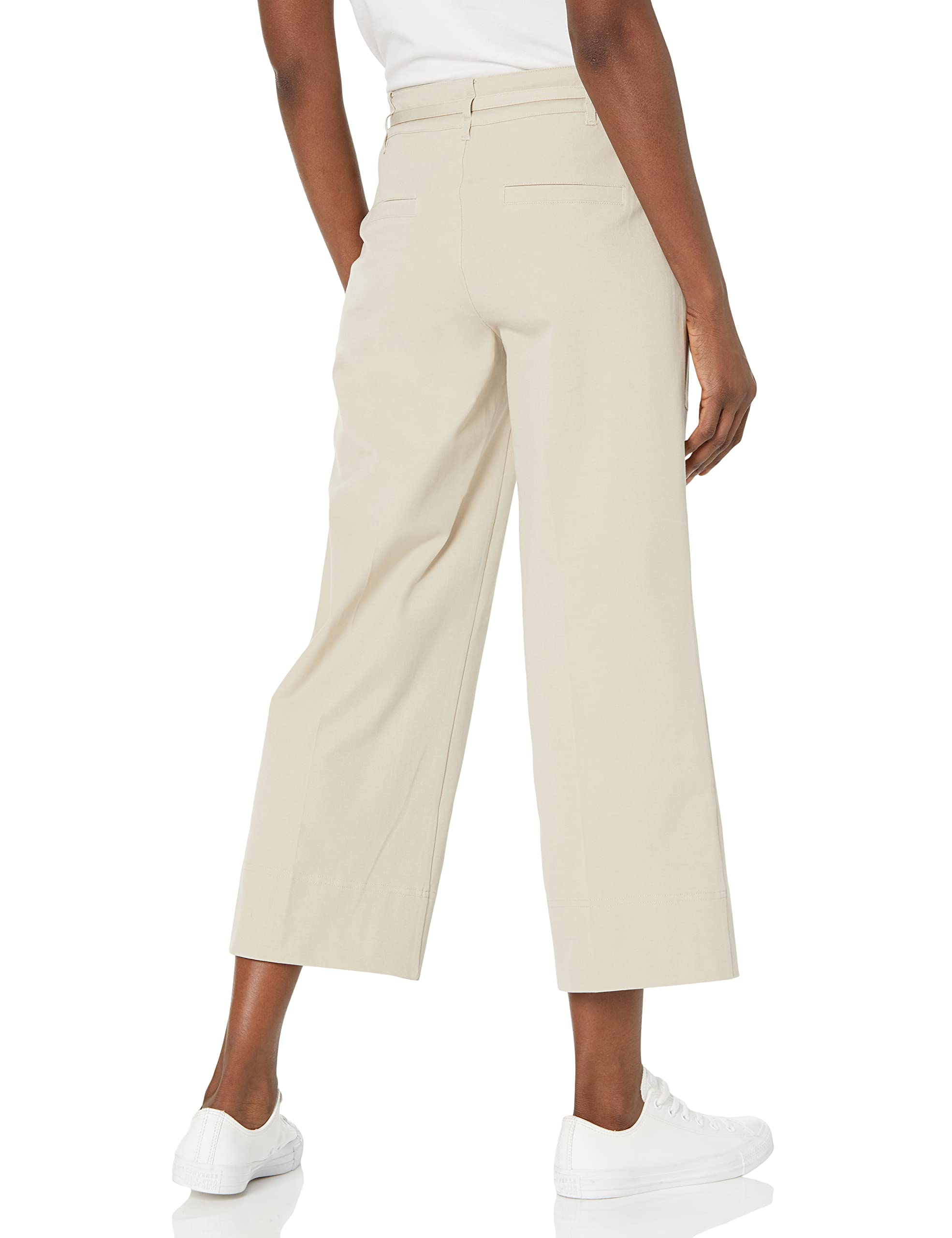 Lyssé Women's Floral Wide Leg Crop Pants - Comfortable & Stylish for Work, Casual Outfits & Summer Fashion