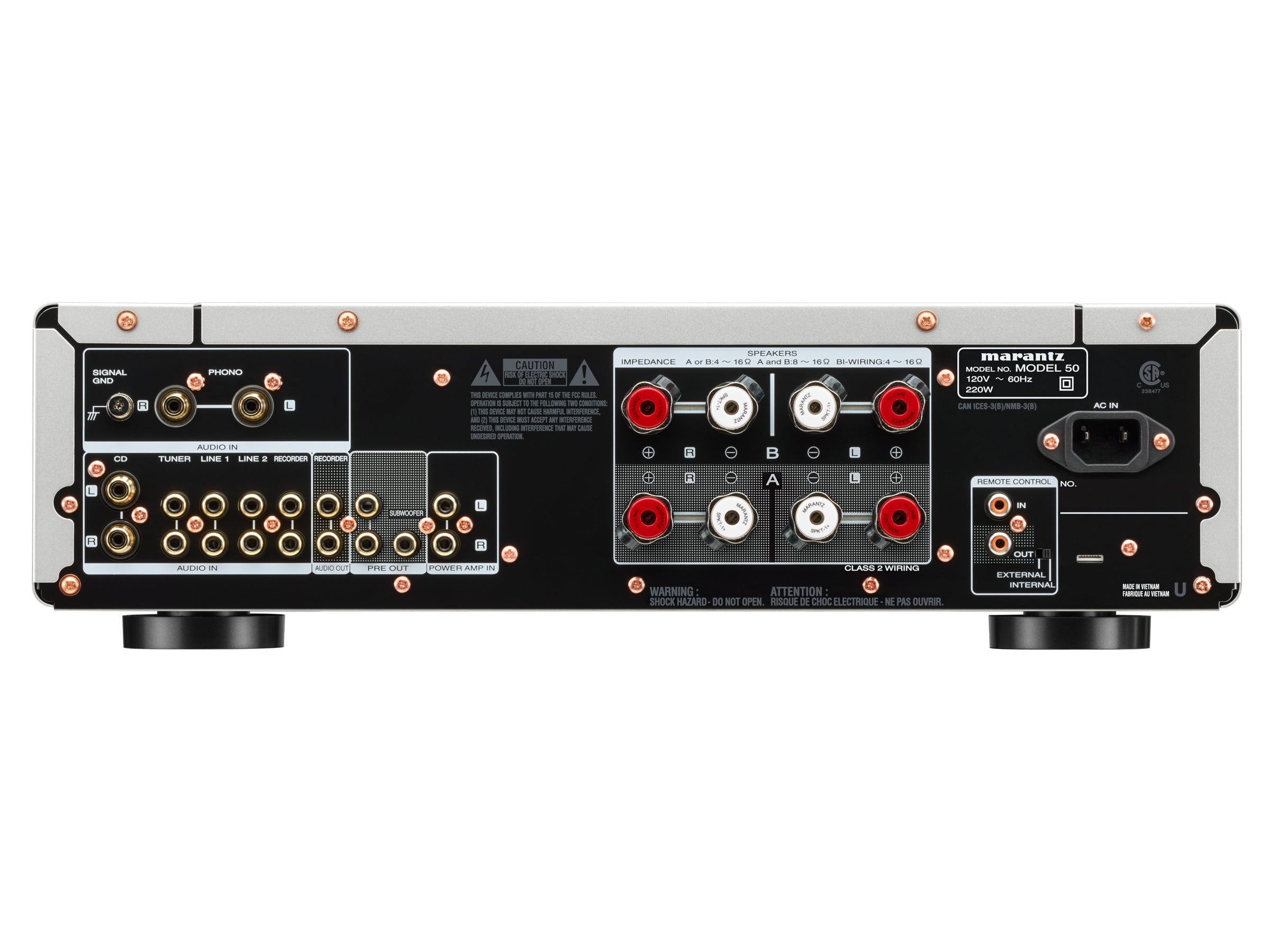 Marantz Model 50 Integrated Stereo Amplifier - High-Fidelity Audio System for Home Theater & Music Listening | Perfect for Audiophiles & Home Entertainment