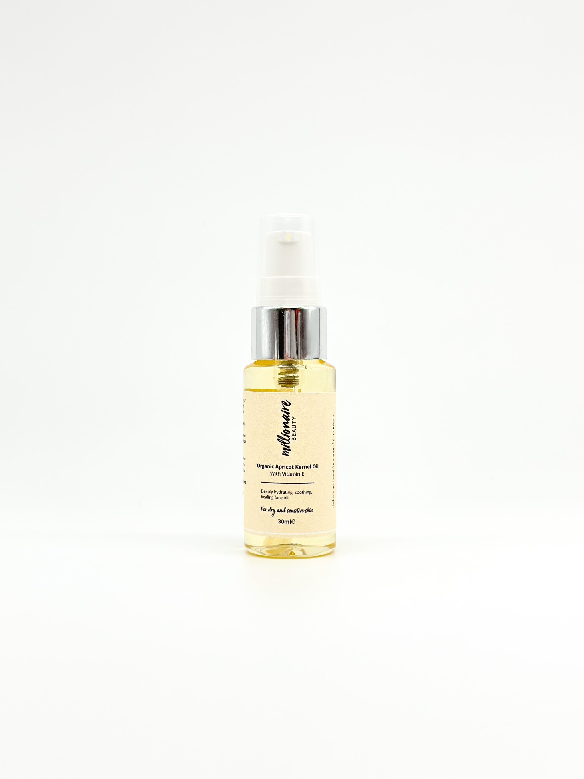 Organic Apricot Kernel Oil with Vitamin E - 100% Pure Cold Pressed for Skin & Hair Care - Natural Moisturizer for Face, Body & Scalp - Perfect for Massage, Aromatherapy & DIY Beauty Recipes