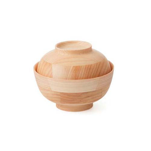 Premium Wooden Soup Bowl with Lid - Handcrafted Hikiyose Style for Hot Soups & Stews - Perfect for Ramen, Pho, and Comfort Food at Home