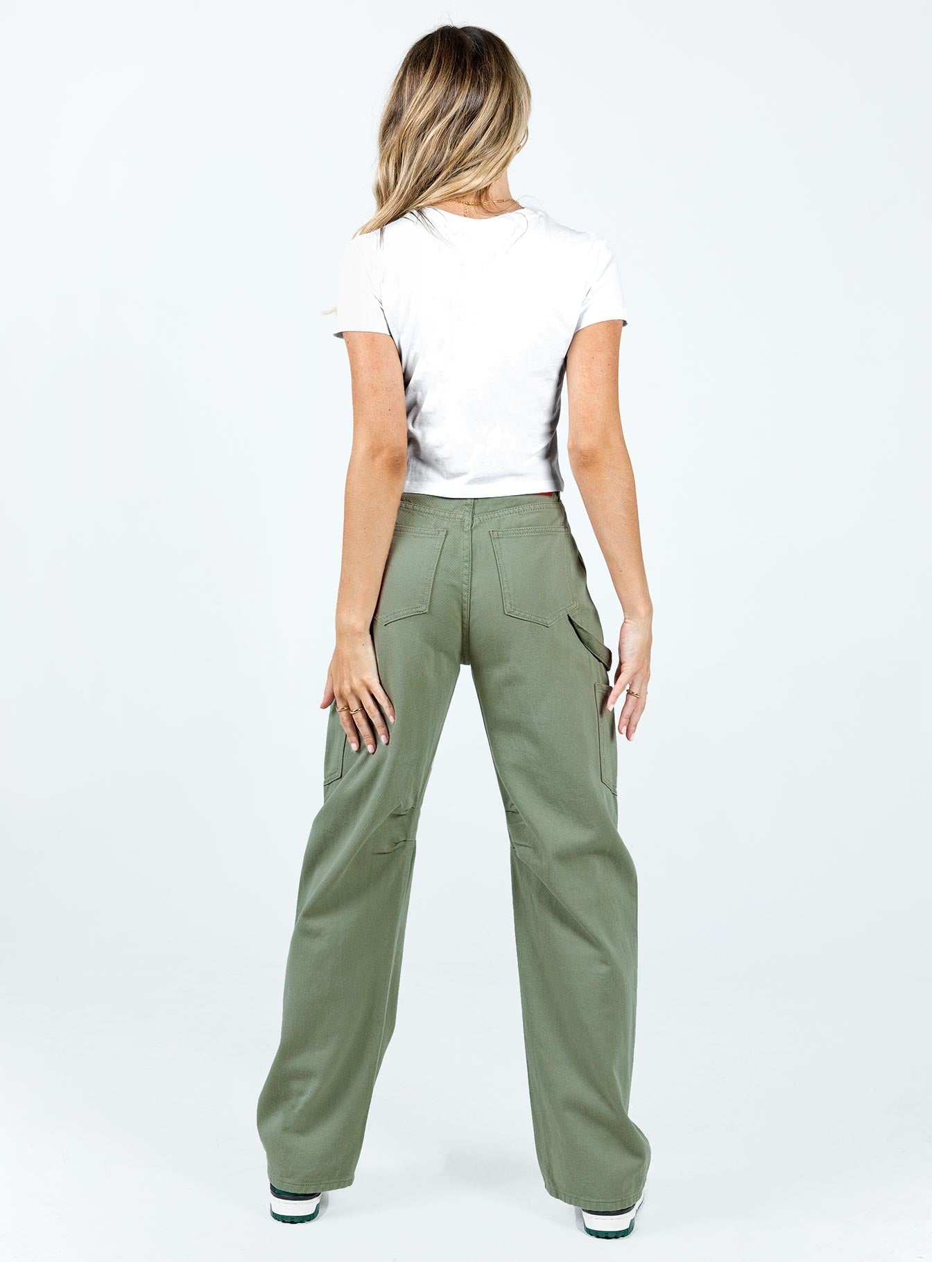 Bassett Cargo Jeans for Men - Khaki Stretch Denim Pants with Multiple Pockets | Comfortable Workwear & Outdoor Adventure Pants
