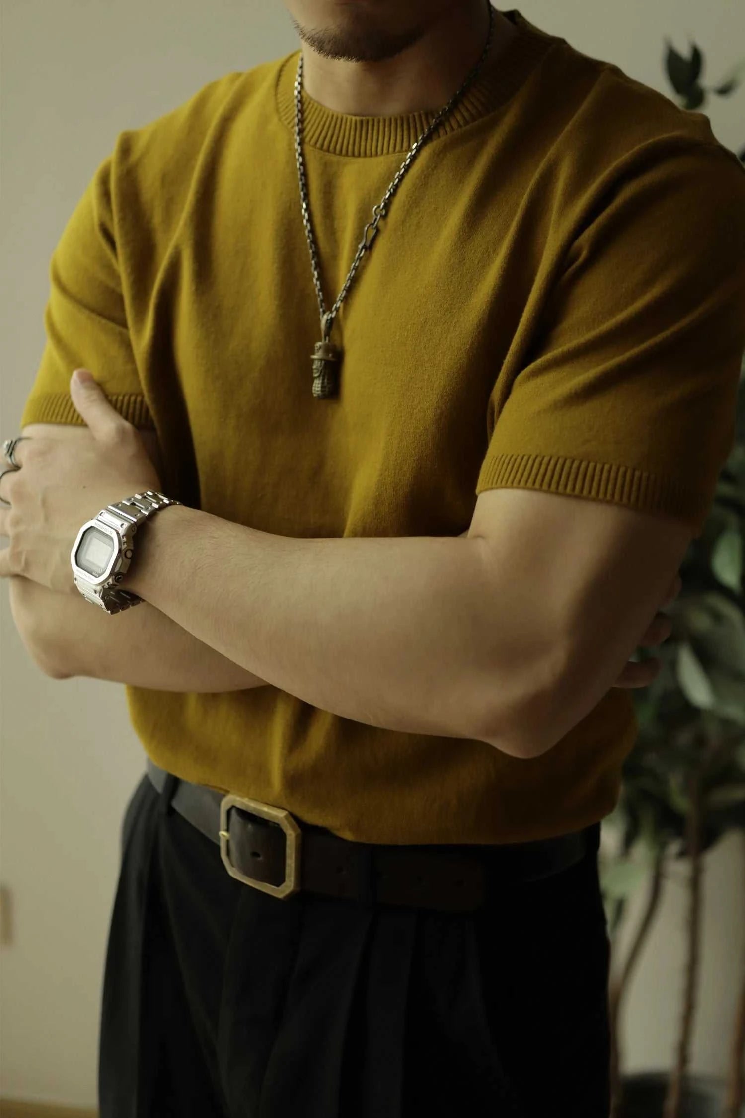 Premium Cotton Business Casual T-Shirt for Men - Breathable Summer Office Wear - Ideal for Work, Meetings & Smart Casual Outfits