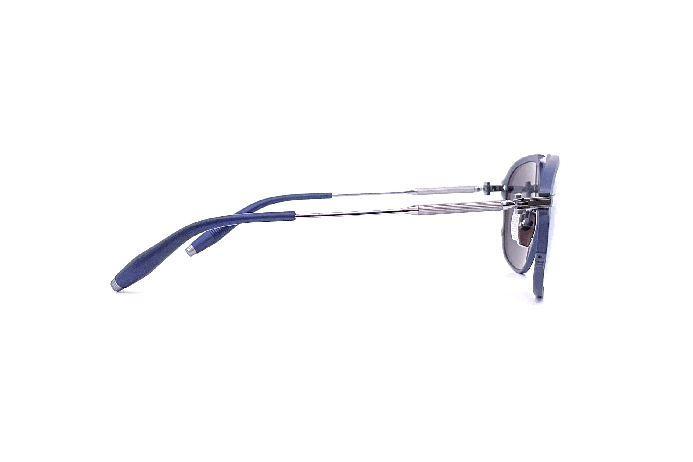 Akoni Icarus Matte Navy & Black Palladium Sunglasses - Polarized UV Protection for Men & Women - Perfect for Driving, Outdoor Sports & Beach Vacations