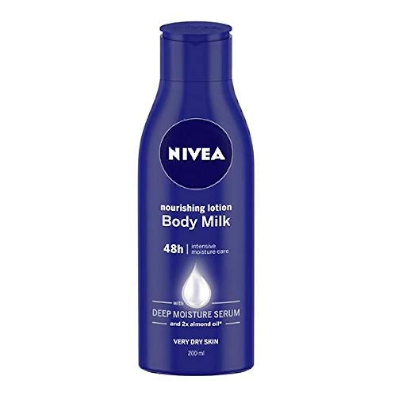 Nivea Nourishing Body Milk Oil with Almond Oil - 200ml (Pack of 2) | Deep Hydration for Dry Skin | Perfect for Daily Moisturizing & After-Shower Care