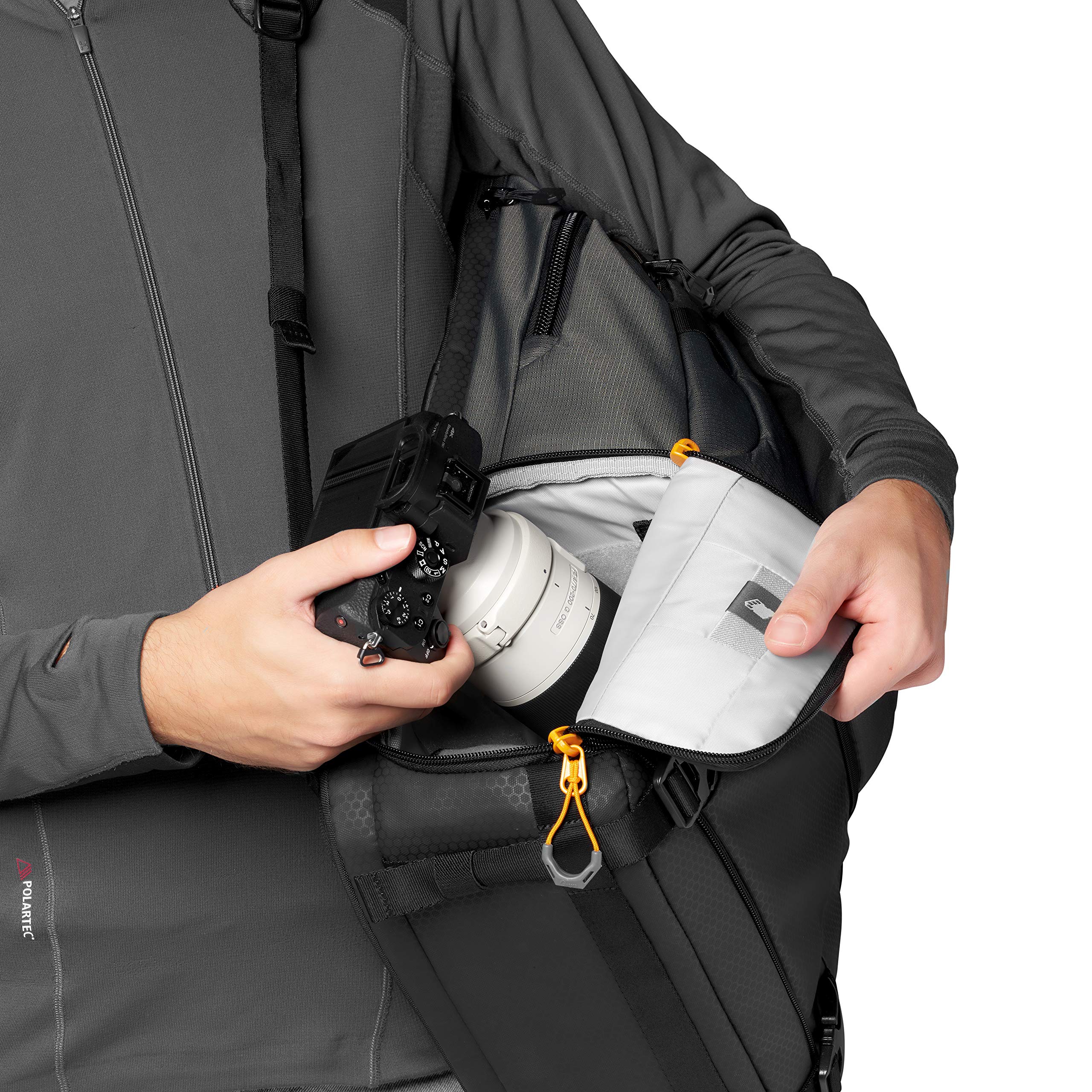 Lowepro Fastpack BP 250 AW III DSLR Camera Backpack - Waterproof DSLR Bag for Nikon D850, Mirrorless Cameras with Quick Access & 13
