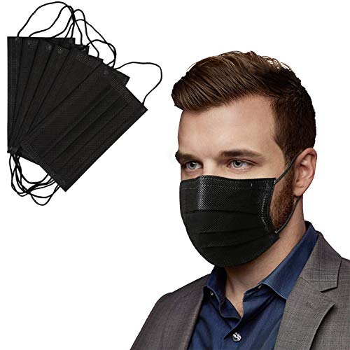 3 Ply Mask Black - 50pcs