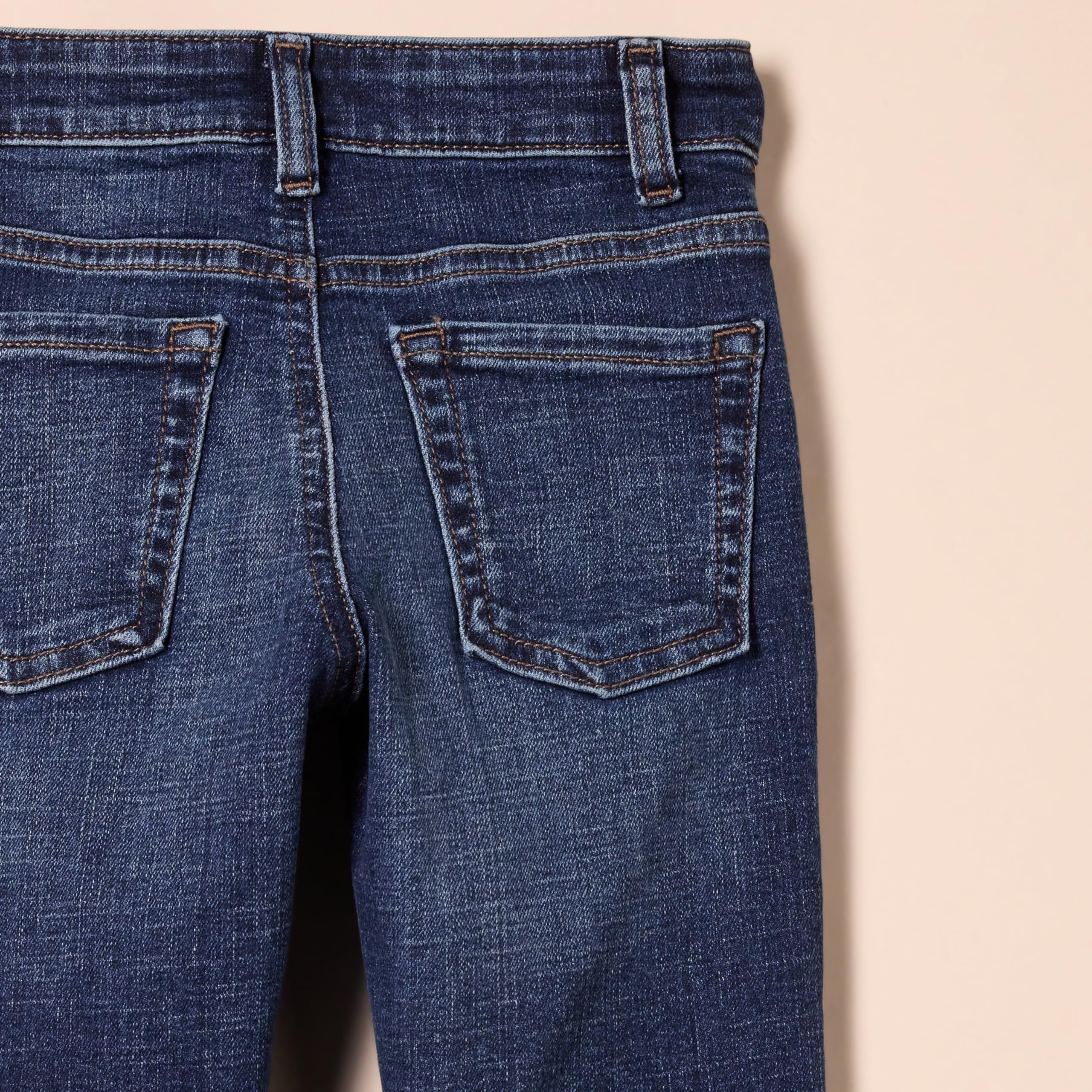 Amazon Essentials Boys' Stretch Slim-Fit Jeans - Comfortable & Durable Denim Pants for School, Play & Everyday Wear