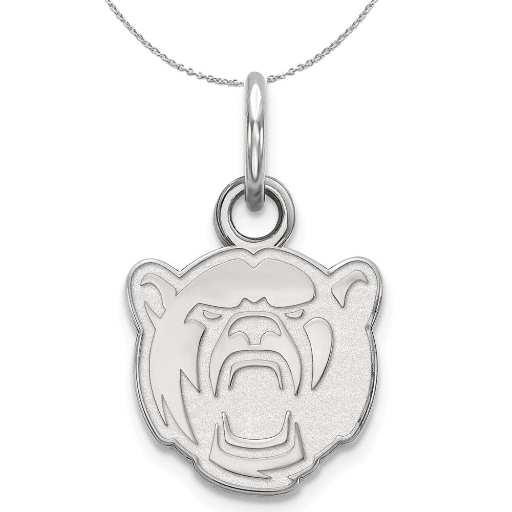 Sterling Silver Baylor Pendant Necklace - Tiny Black Bow for Gifts & Parties