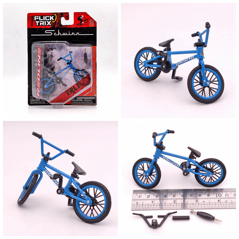 Premium Finger Bike FLICK TRIX Mini BMX Diecast Model Toy - Collectible Miniature Bicycle for Kids & Adults - Perfect for Office Desk Decor, Stress Relief, and Gift Giving