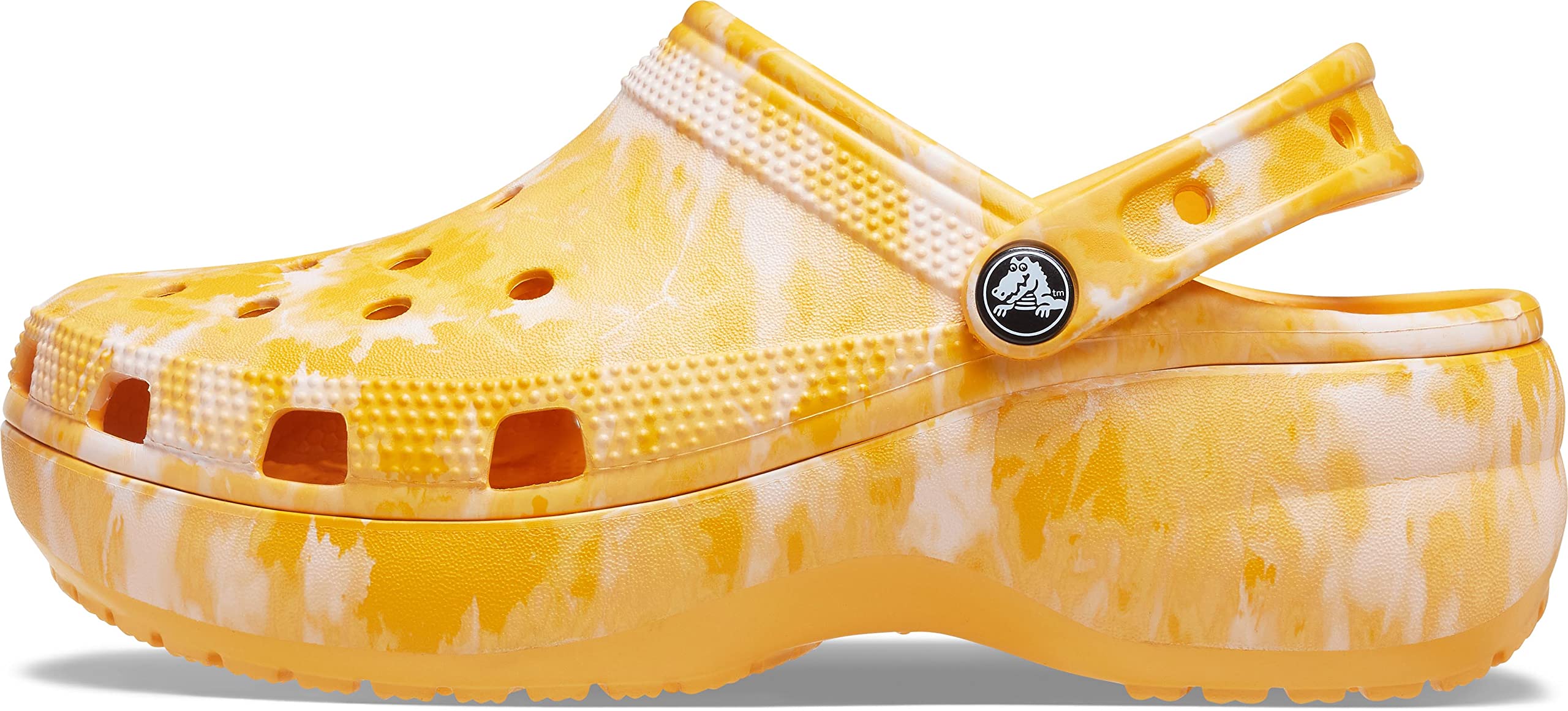 Crocs Women's Classic Clog Platform Shoes - Comfortable Slip-On Waterproof Sandals for Women, Perfect for Beach, Pool, Garden & Casual Wear