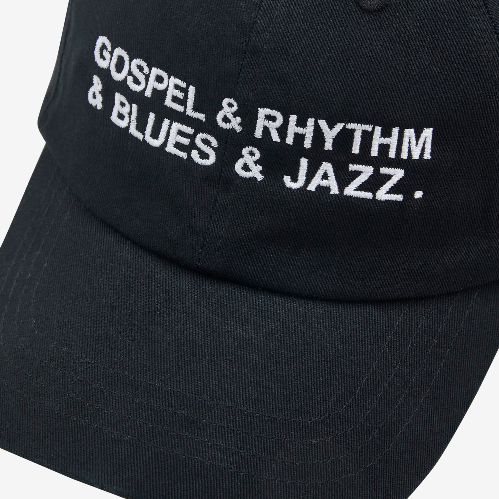 Black Gospel Rhythm & Blues Jazz Cap - Stylish Music Genre Hat for Church, Concerts & Casual Wear