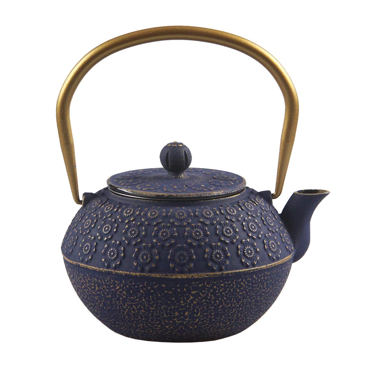 Premium Japanese Cast Iron Teapot with Enamel Coating & Stainless Steel Infuser - 33.8oz Stovetop Safe Tea Kettle for Loose Leaf Tea - Perfect for Home, Office & Traditional Tea Ceremonies