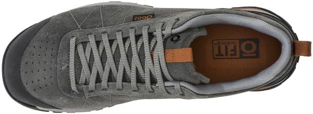 Oboz Men's Bozeman Low Leather Hiking Shoes - Lightweight & Durable Outdoor Footwear for Trail Walking, Camping & Adventure Travel