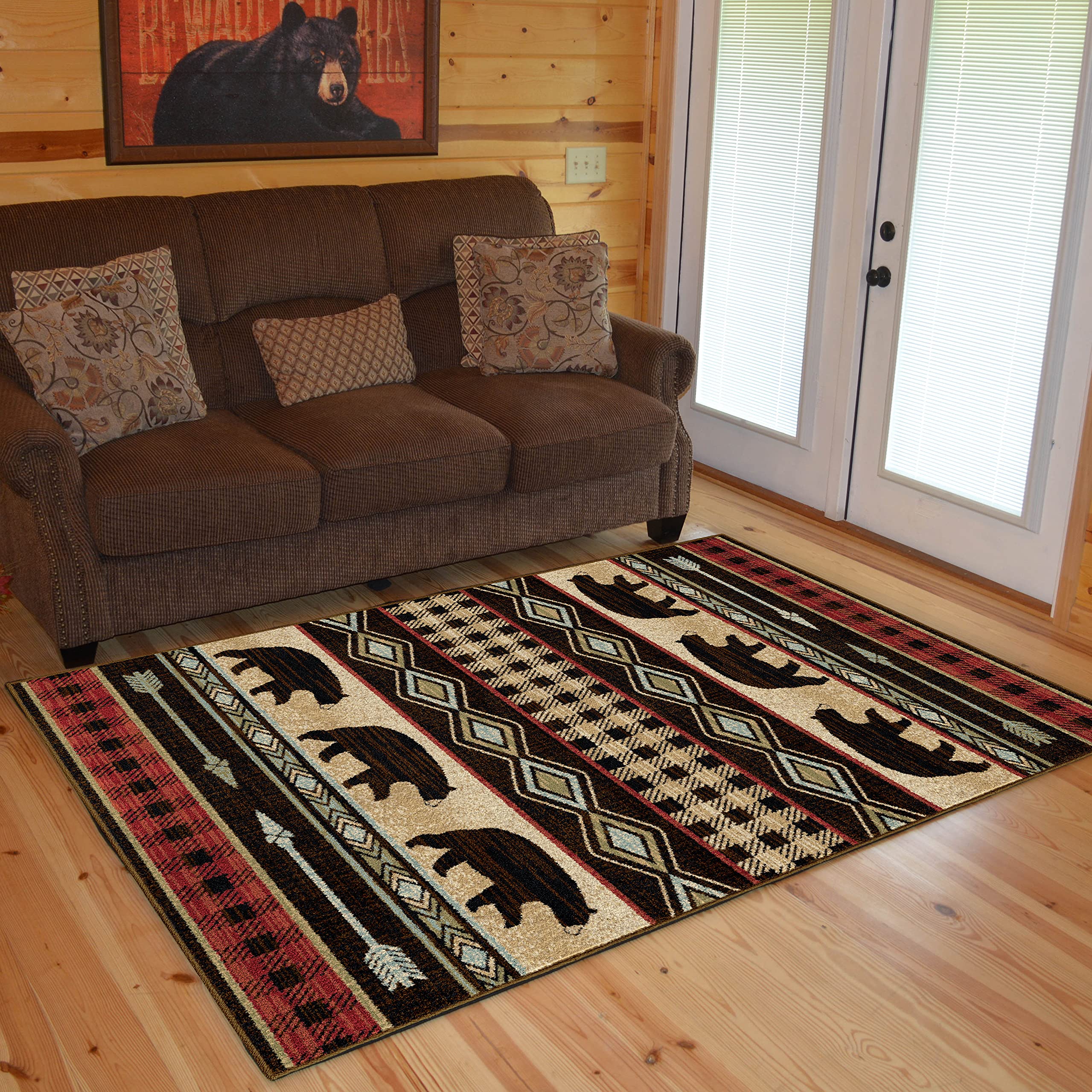 Mayberry Rug Bear Down Area Rug 5'3