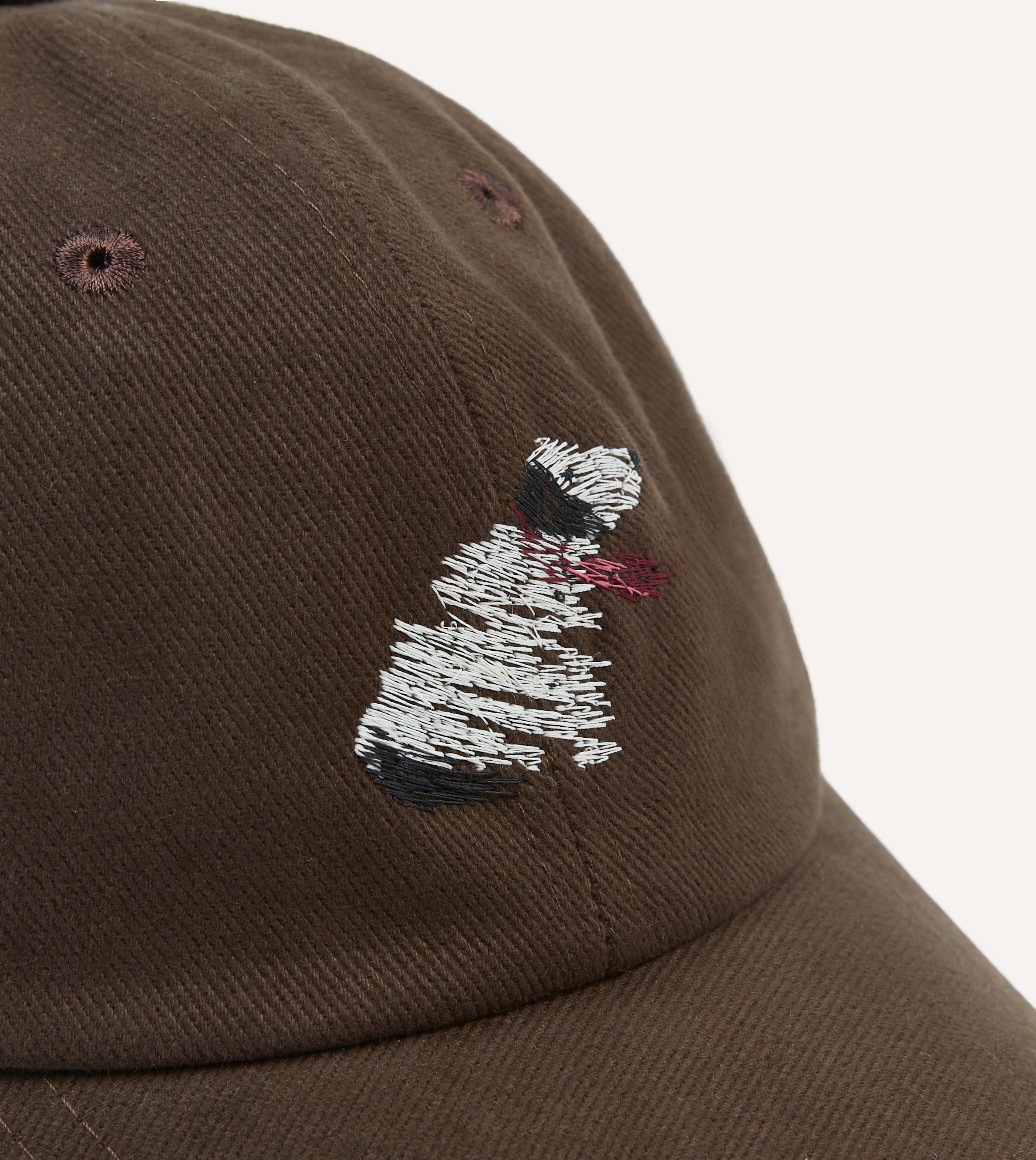 Brown Dog Heavy Cotton Twill Baseball Cap for Men & Women - Durable Adjustable Dad Hat for Outdoor Sports, Hiking, and Casual Wear