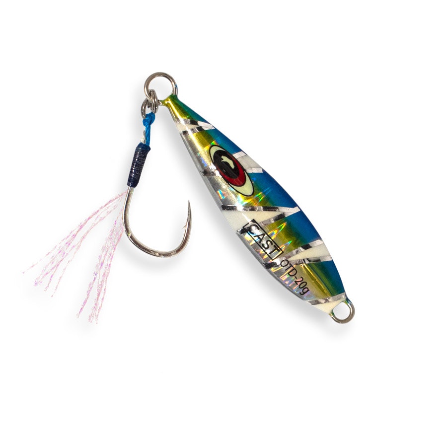 Cast Slow Pitch Jig 20g - Premium Saltwater Fishing Lure for Drop Shot & Bottom Fishing - Ideal for Deep Sea, Offshore & Inshore Angling