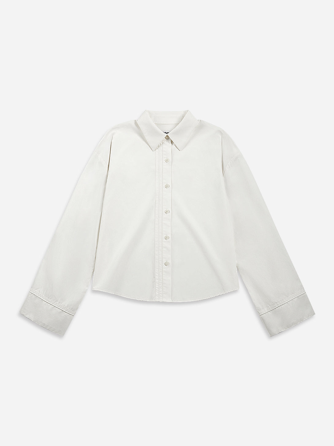 Bell Sleeve Boxy Shirt for Women - Trendy Loose Fit Casual Blouse with Flared Cuffs - Perfect for Office, Date Night & Weekend Outfits