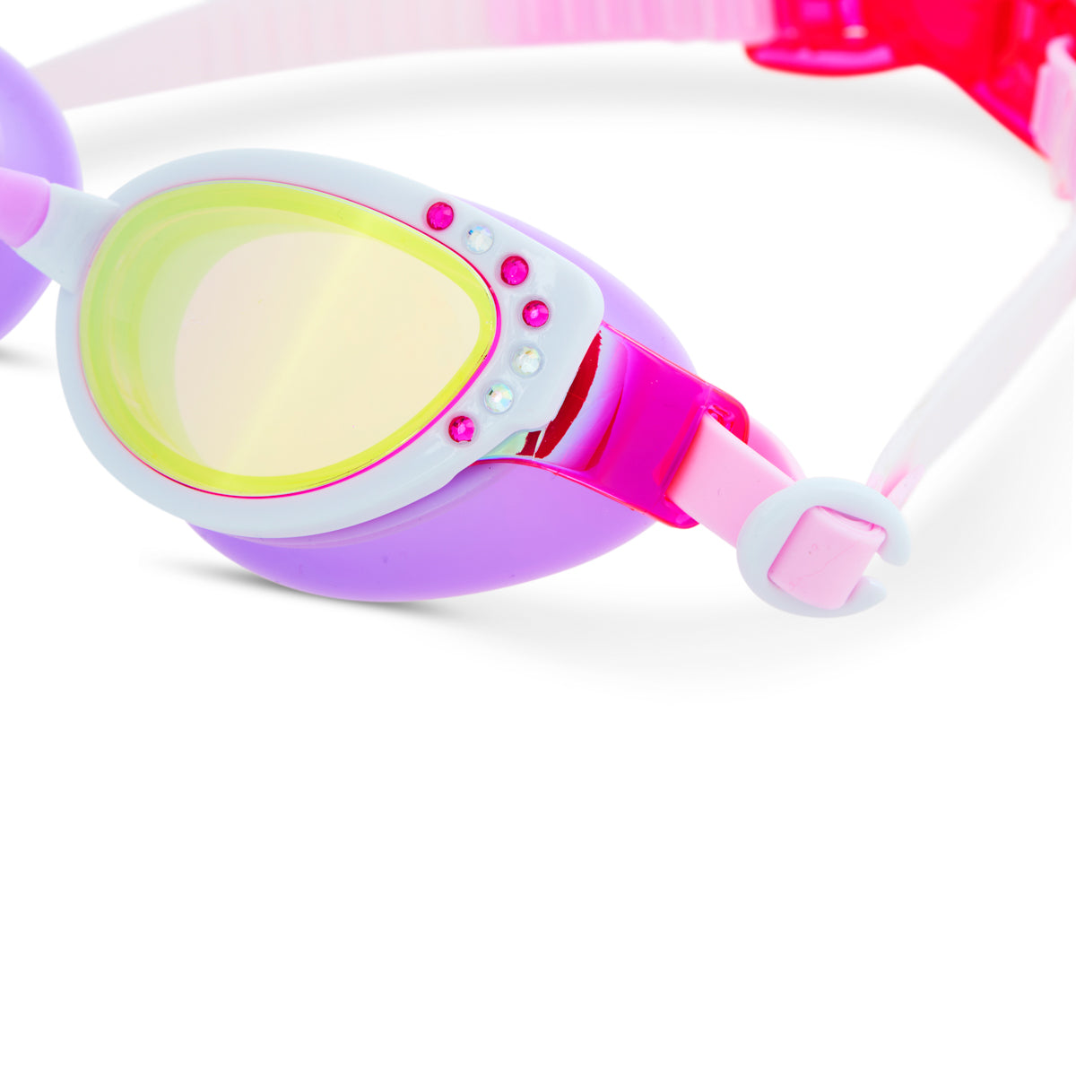 Miss Lux Swim Goggles - Anti-Fog UV Protection Swimming Goggles with Diamond Design for Women & Girls | Perfect for Pool, Beach & Competitive Swimming