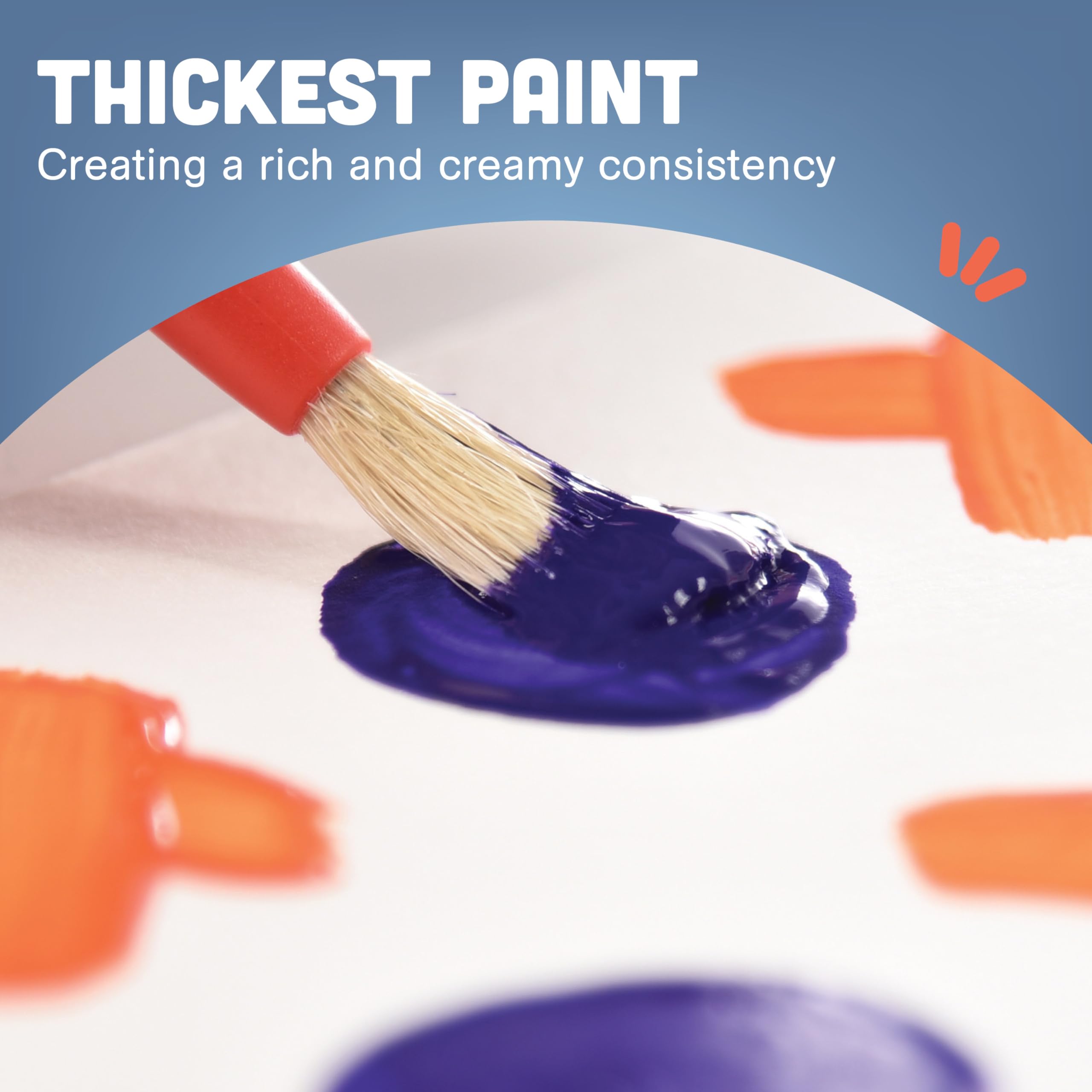 Washable Tempera Paint Set for Kids - Non-Toxic, 9 Vibrant Colors (1 Gallon Each) - Perfect for Classroom Art Projects, DIY Crafts & Creative Painting Activities