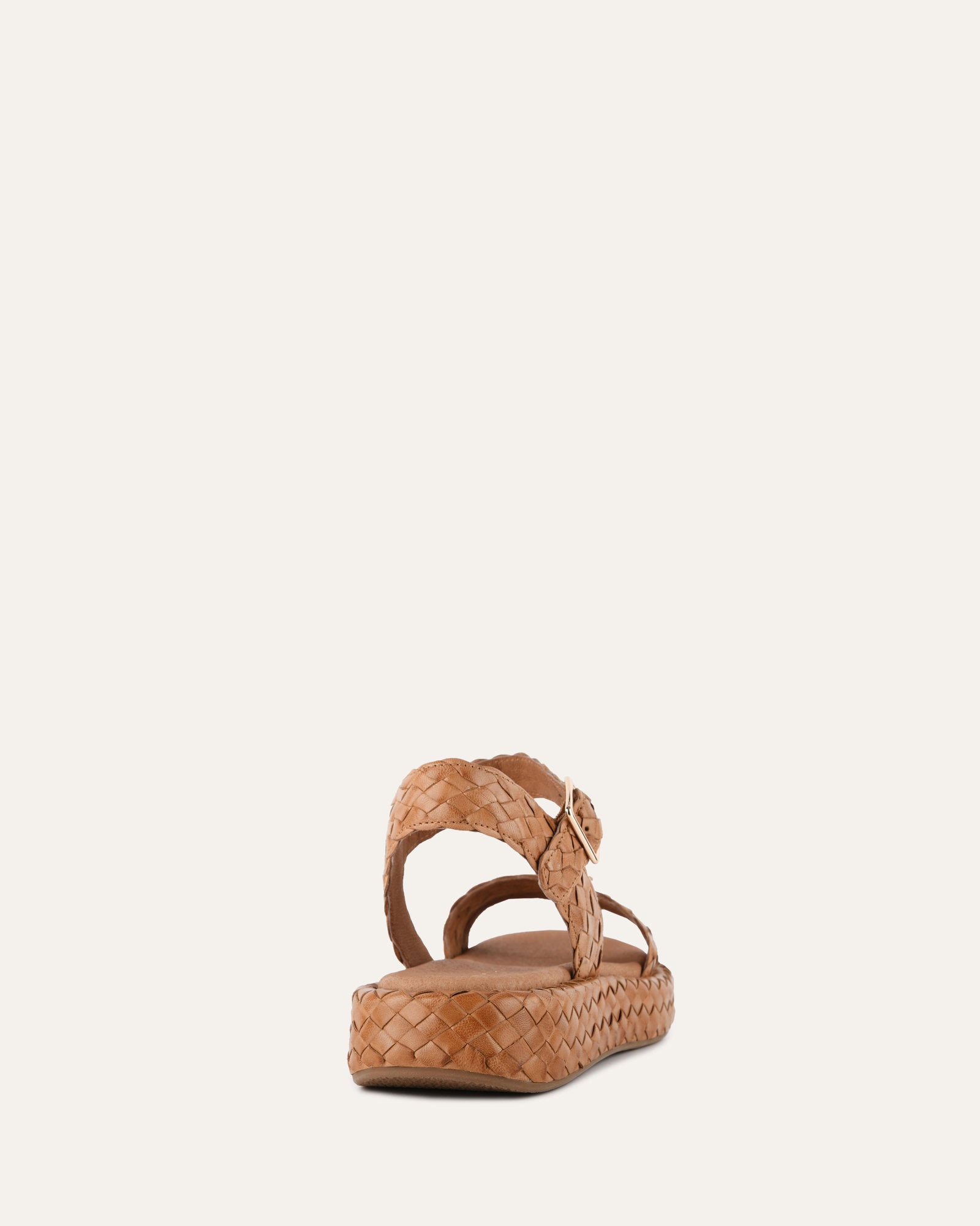 Poppy Flat Sandals for Women - Genuine Tan Leather Comfortable Summer Shoes - Perfect for Beach, Vacation, and Casual Outings