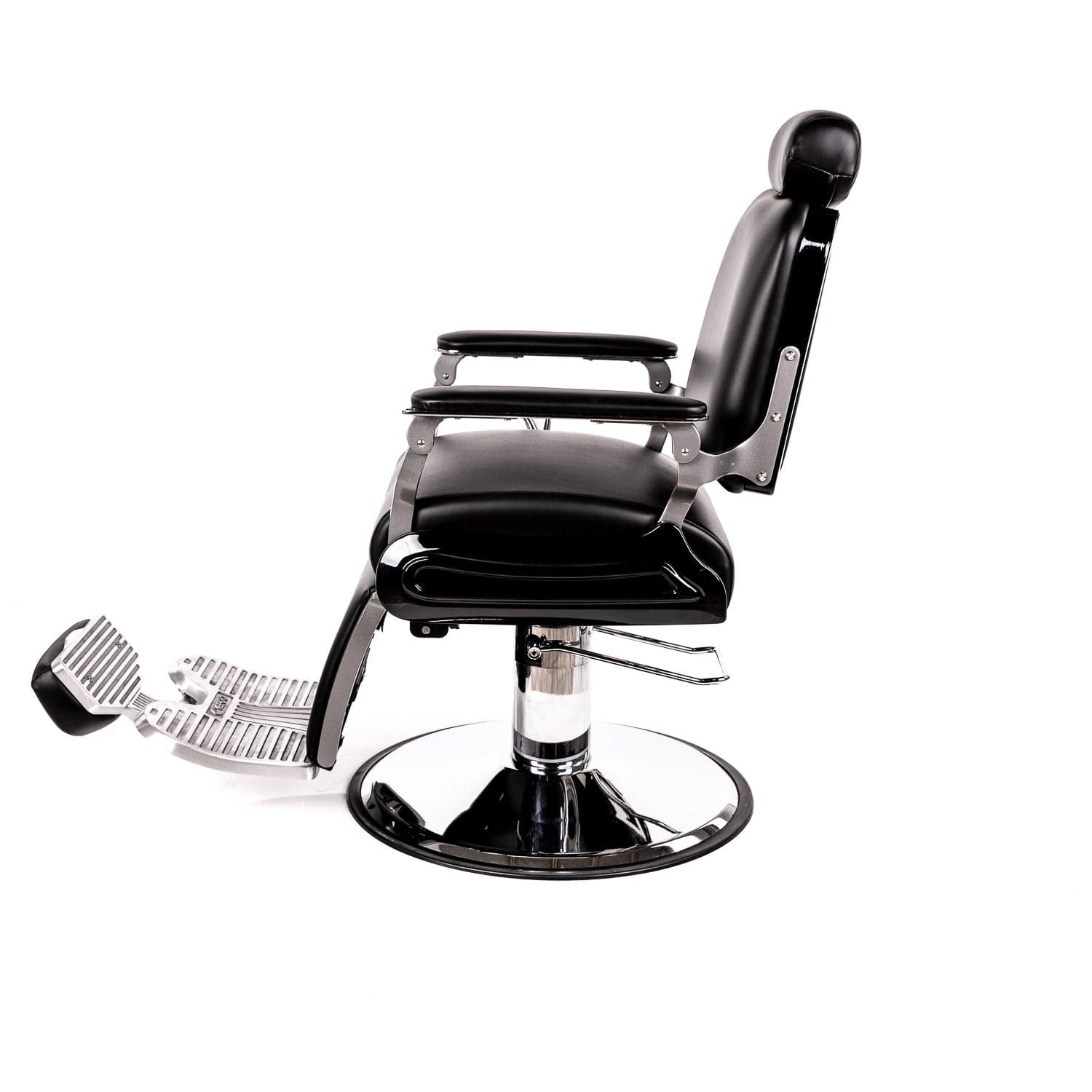 VEECO TRIBUTE Professional Barber Chair for Salon & Home Use - Heavy Duty Hydraulic Styling Chair with Adjustable Height & Reclining Backrest - Perfect for Haircuts, Shaves & Styling