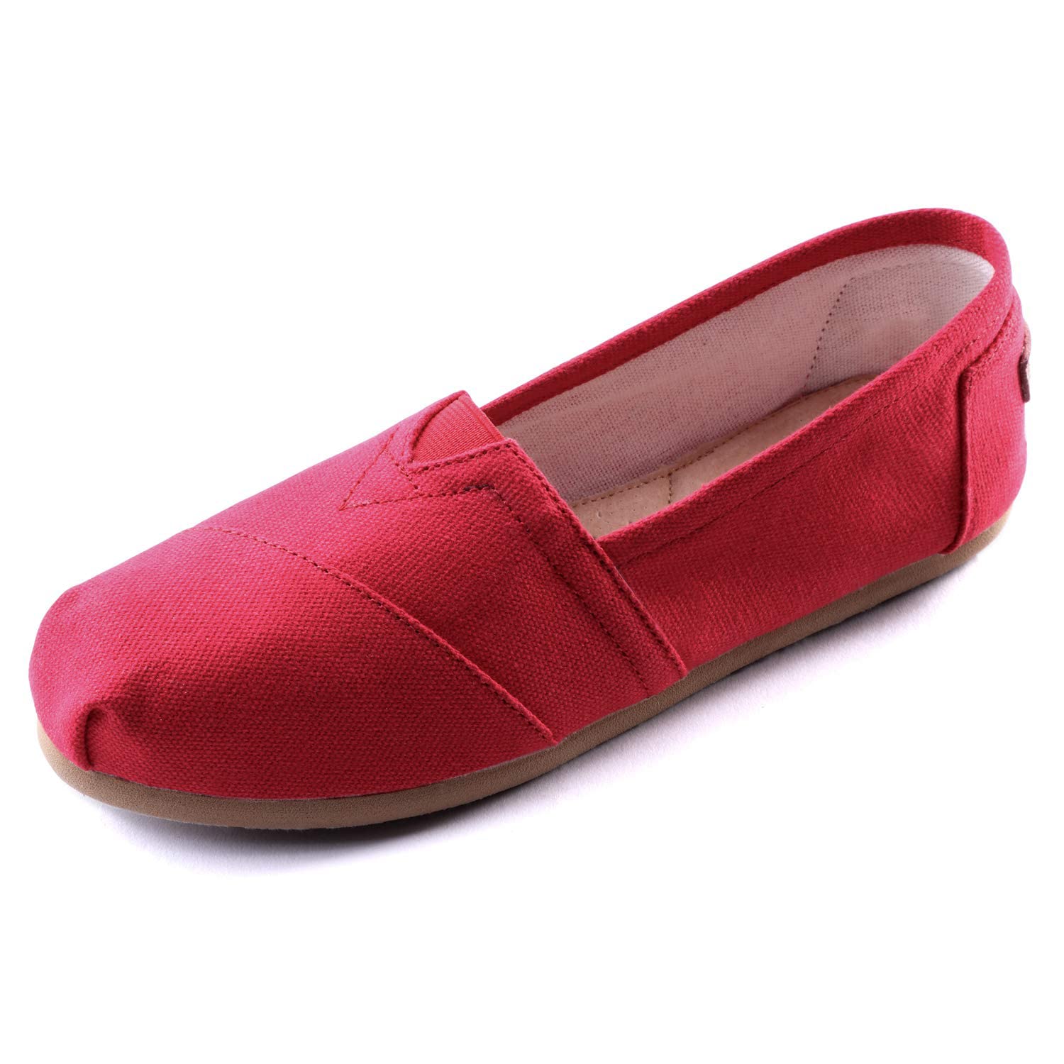 Women's Slip-On Canvas Ballet Flats - Classic Casual Sneakers & Loafers for Everyday Wear | Comfortable Walking Shoes for Work, Travel & Daily Activities