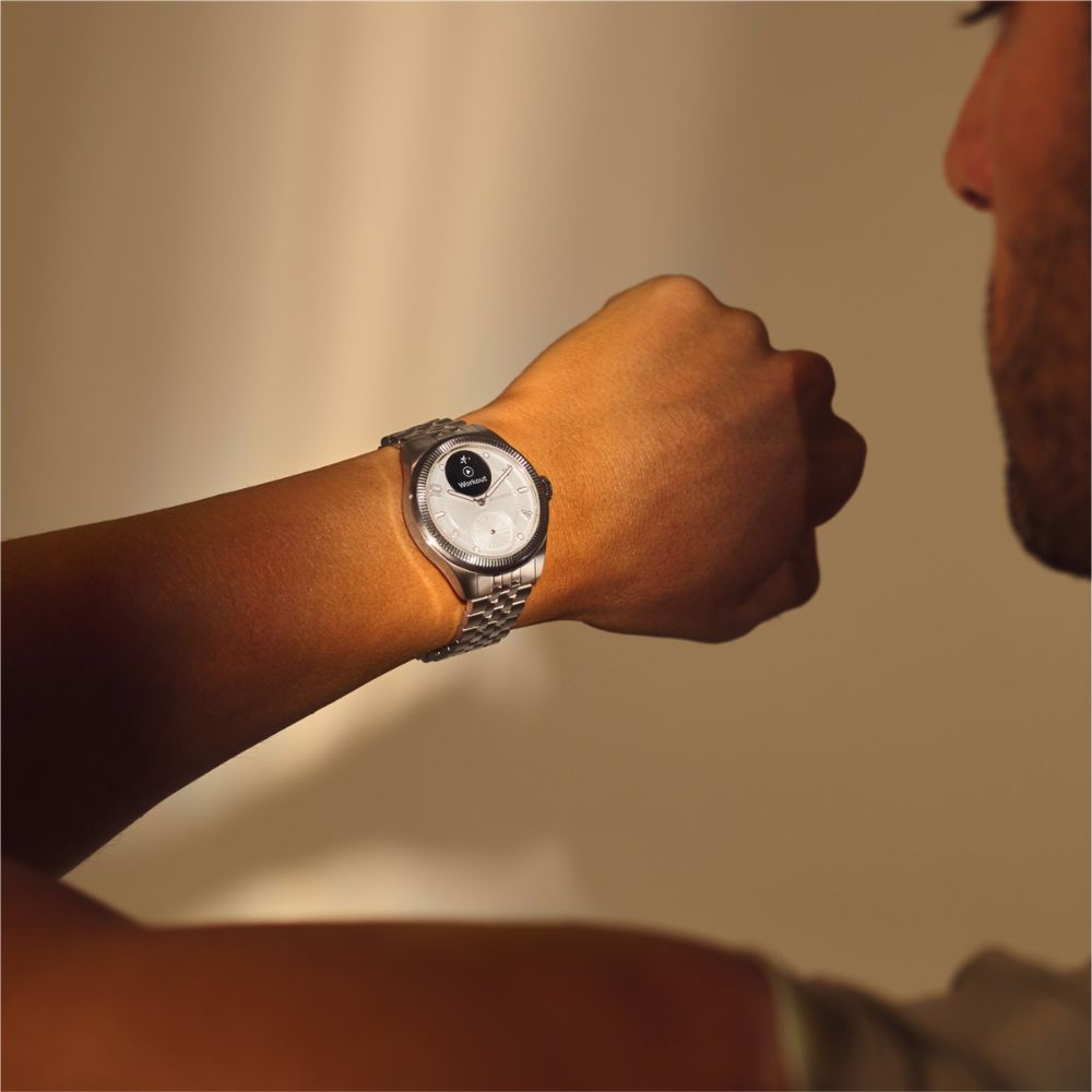 Withings ScanWatch Nova Brilliant Edition - Premium Hybrid Smartwatch with ECG & SpO2 Monitoring for Fitness & Health Tracking - Perfect for Workouts, Sleep Analysis & Daily Activity Monitoring